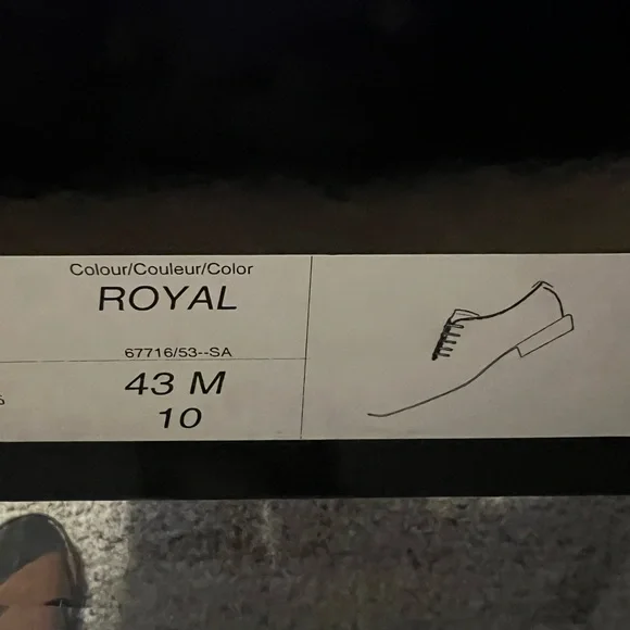 Magnanni “KIVI” Dress Derby Men's  Blue Oxfords 10M MINT! - Picture 10 of 12